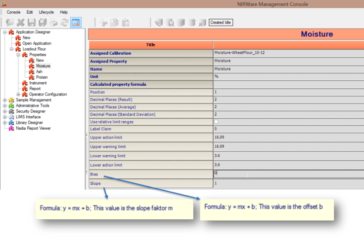 ApplicationSlopeBiasUpdate